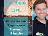 Facebook live mercredi 17 janvier à 19h00