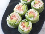 Maki de printemps à la feuille de riz