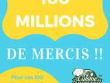 Plus de 100.000.000 de visites sur le blog