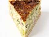 Quiche aux Brocolis Jambon et Roquefort