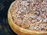 Tarte aux pommes et crumble noisettes