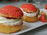 Choux fraises chantilly