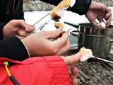 Fondue au chocolat, chamallows grillés et vin chaud avec Grill’Chic