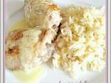 Cuisse de poulet sauce moutarde / curry au cook'in