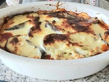 Gratin d’aubergines façon moussaka