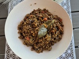 Lentilles aux aubergines et tomates