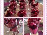 Mousse de betterave en verrine