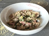 One pot crozet bacon poireaux champignons (Cookeo)