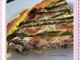 Tarte aux 2 asperges et au bacon ww