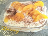 Tiramisu aux pêches