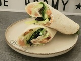 Wrap protéiné au saumon fumé