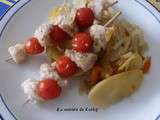 Brochettes de poisson