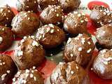 Chouquettes au chocolat