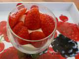 Fraises à al chantilly