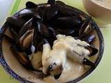 Moules sauce poulette