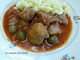 Osso bucco aux olives vertes