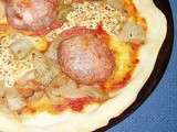 Pizza aux endives braisées et à l’andouille de Guéméné