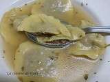 Raviolis au bouillon de pot-au-feu