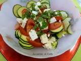 Salade de courgettes