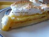 Tarte au citron double crème méringuée