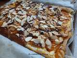 Tarte aux abricots et crème aux amandes