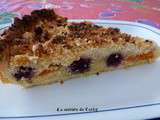 Tarte crumble aux abricots et mûres