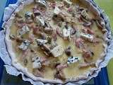 Tarte salée aux lardons et au bleu