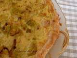 Tarte salée aux poireaux et surimi