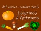 Défi cuisine : légumes d'automne