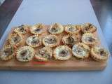 Mini tartelettes au roquefort et à la Banane - défi # 13