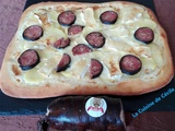 Pizza à l'andouille de Vire