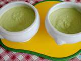 Soupe froide de courgettes