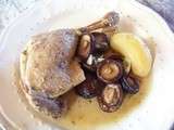 Cuisse de canard automnale aux champignons parfumés