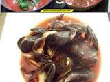 Moules aux  tomates - la recette