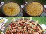 Paella aux 3 viandes pour 20 personnes