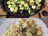 Pipe aux courgettes et lard de jambon serrano