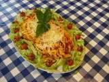 Tagliatelles  à la soubressade  (plat unique)