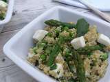 Salade de petits pois asperges