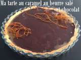 Tarte au caramel au beurre salé et chocolat