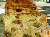 Cake aux olives et au poulet