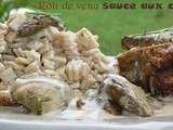 Rôti de veau sauce aux cèpes