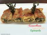 Cannelloni saumon et épinards