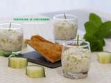 Tartinade au concombre et faisselle de chèvre