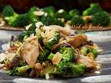 Wok de poulet aux brocolis