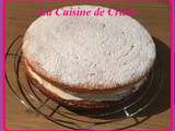 Gâteau citron, crème mascarpone aux pommes