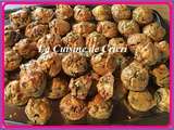 Minis cakes aux champignons et jambon cru