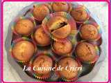 Muffins aux confitures d'abricots et pêches