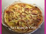 Quiche fromagère au chorizo et jambon