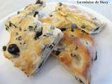 Focaccia aux olives