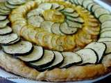 Tarte fine aux courgettes